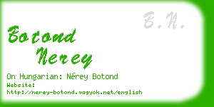 botond nerey business card
